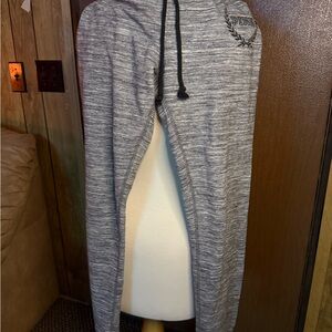 PINK Victoria's Secret Gray and Black Joggers